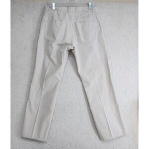 Tommy Hilfiger Pants Mens 33x32 Khaki 100% Cotton Straight Chino Casual Classic